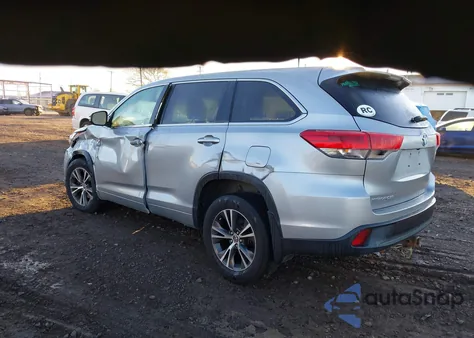 2017 Toyota Highlander Le из США, поврежденный, VIN 5TDBZRFH6HS390515